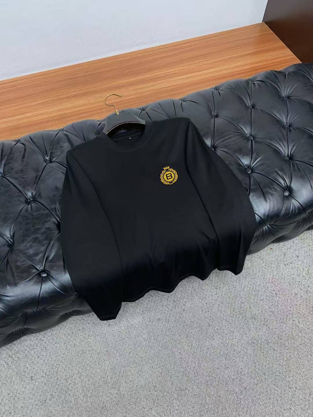Balenciaga Logo Long-Sleeve Top