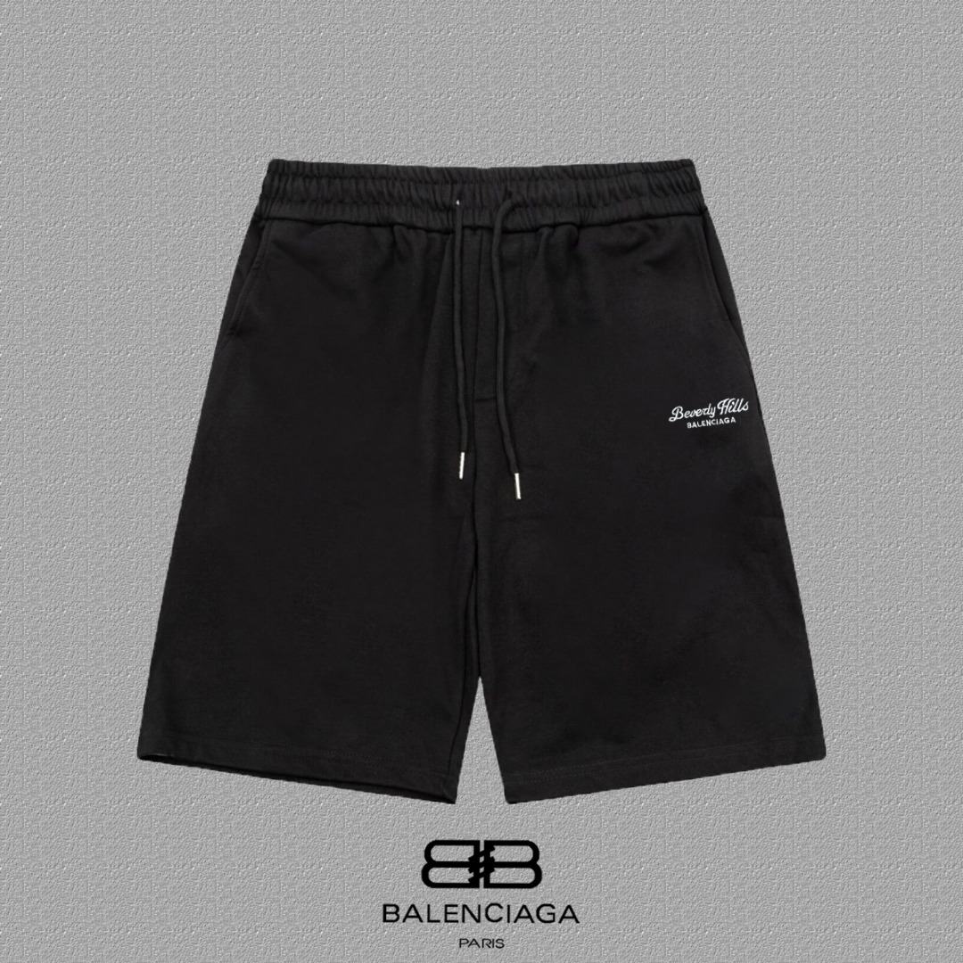 Balenciaga Embroidered Casual Shorts