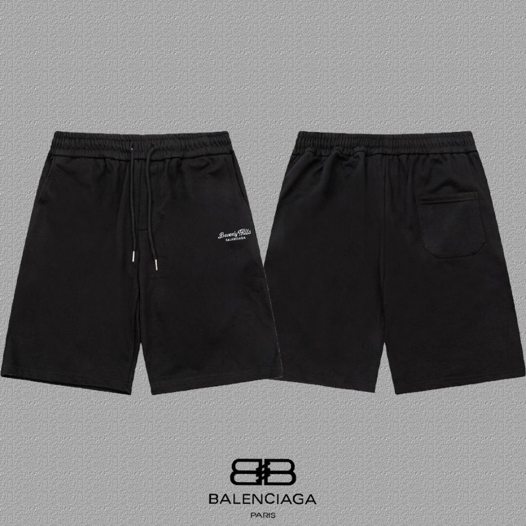Balenciaga Embroidered Casual Shorts