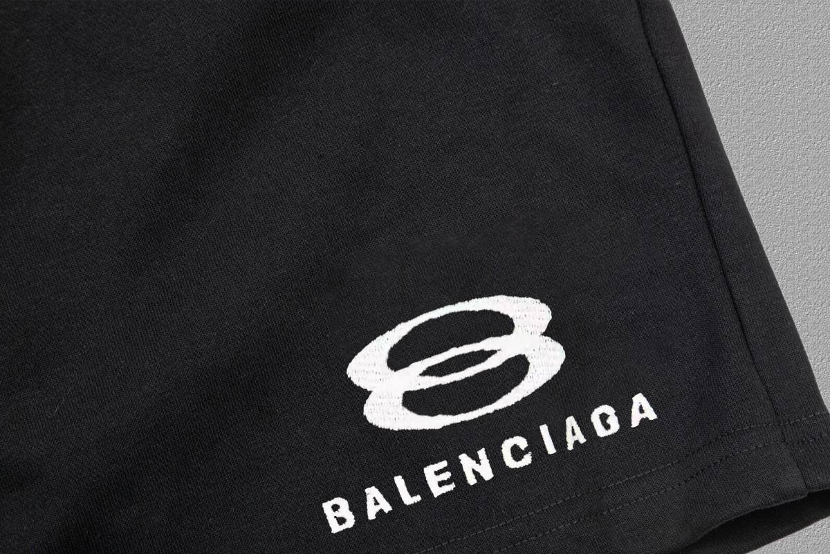 Balenciaga Embroidered Casual Shorts