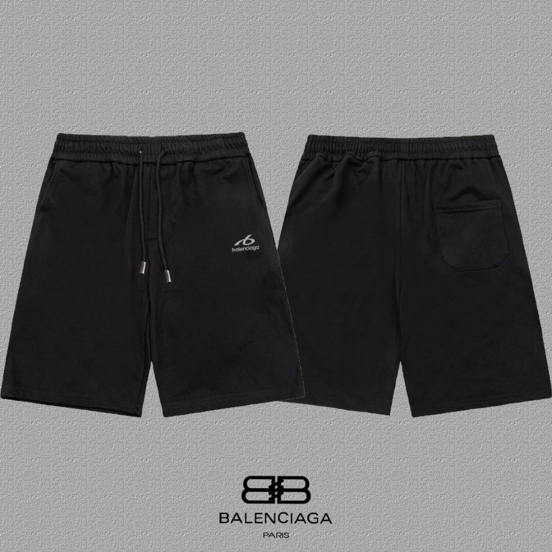 Balenciaga Logo Casual Shorts