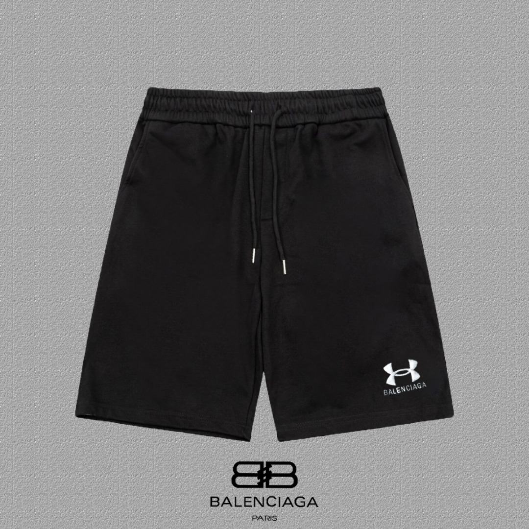 Balenciaga Embroidered Casual Shorts