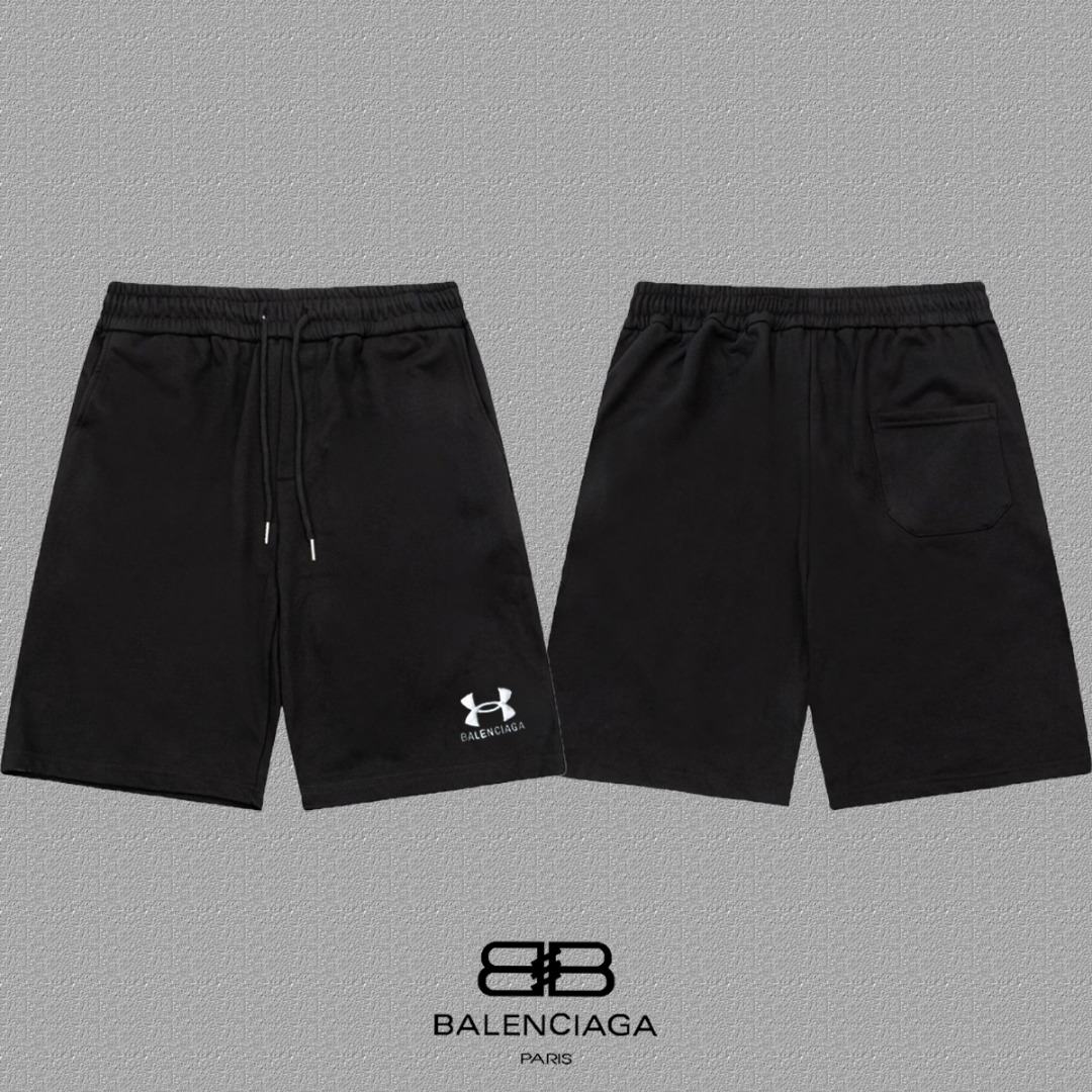 Balenciaga Embroidered Casual Shorts