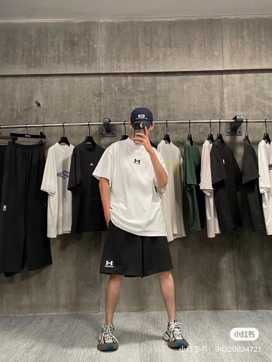 Balenciaga Embroidered Casual Shorts