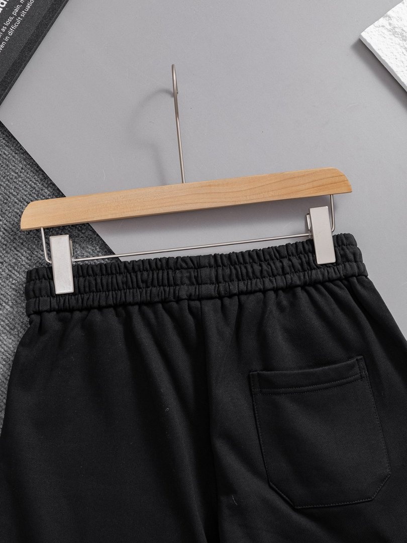 Balenciaga Embroidered Logo Casual Shorts