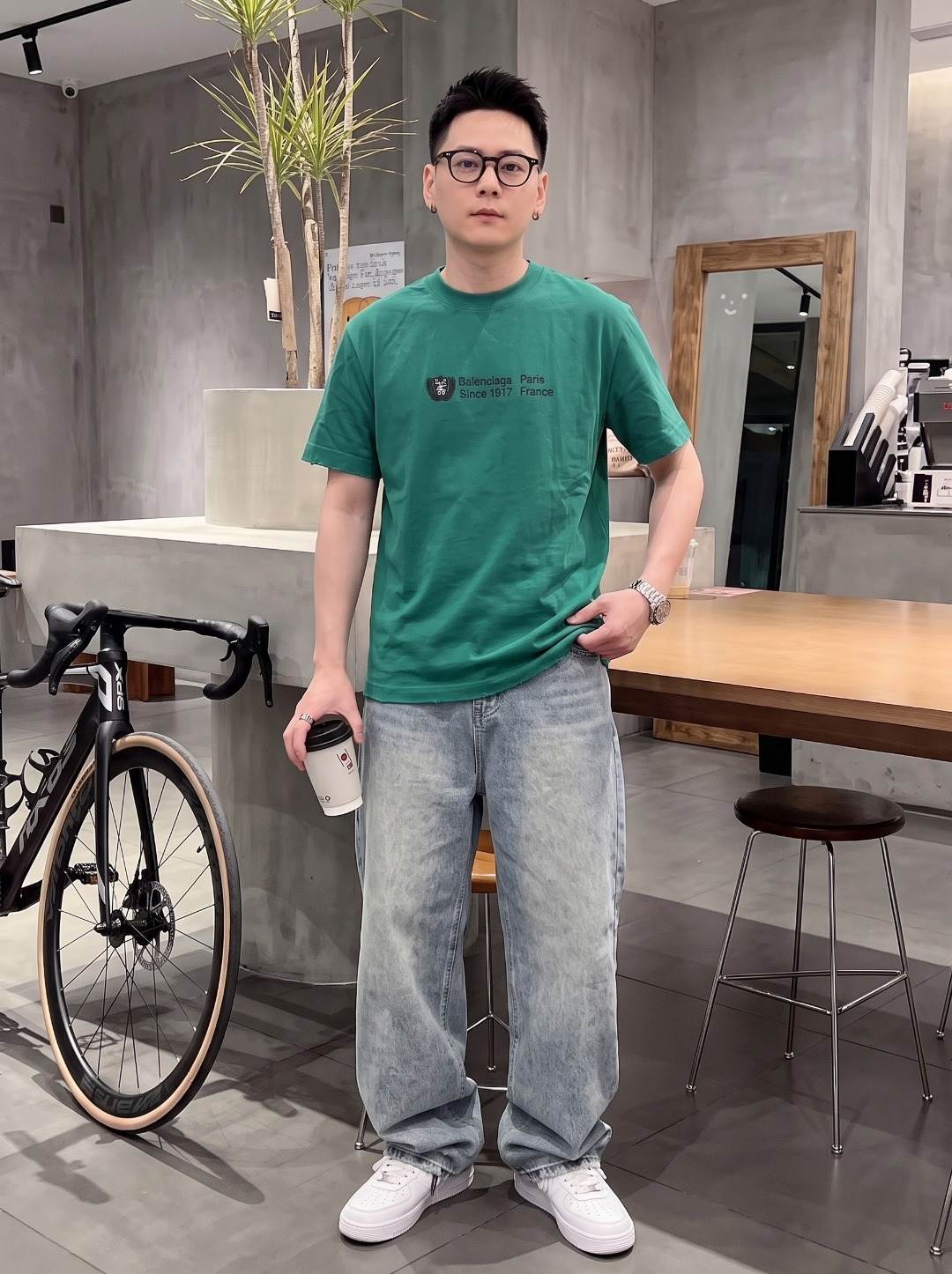Balenciaga Embroidered T-Shirt