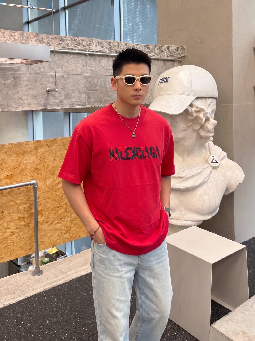 Balenciaga Embroidered T-Shirt