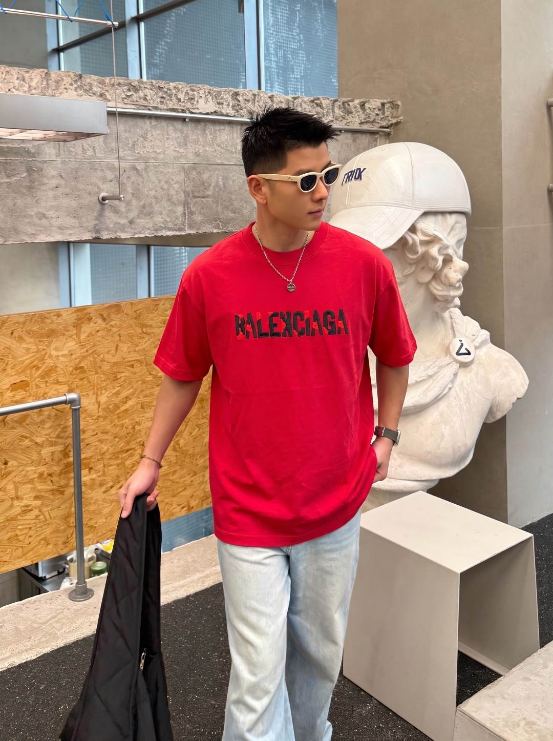Balenciaga Embroidered T-Shirt