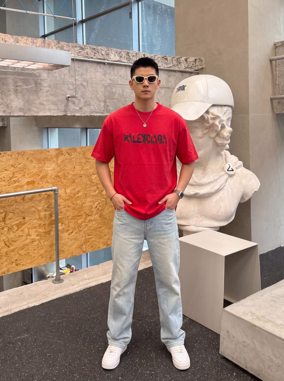 Balenciaga Embroidered T-Shirt