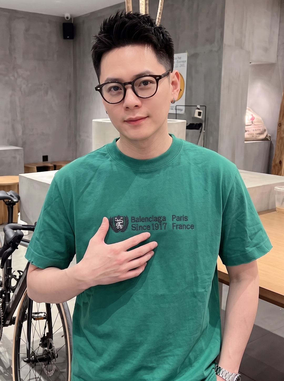 Balenciaga Embroidered T-Shirt
