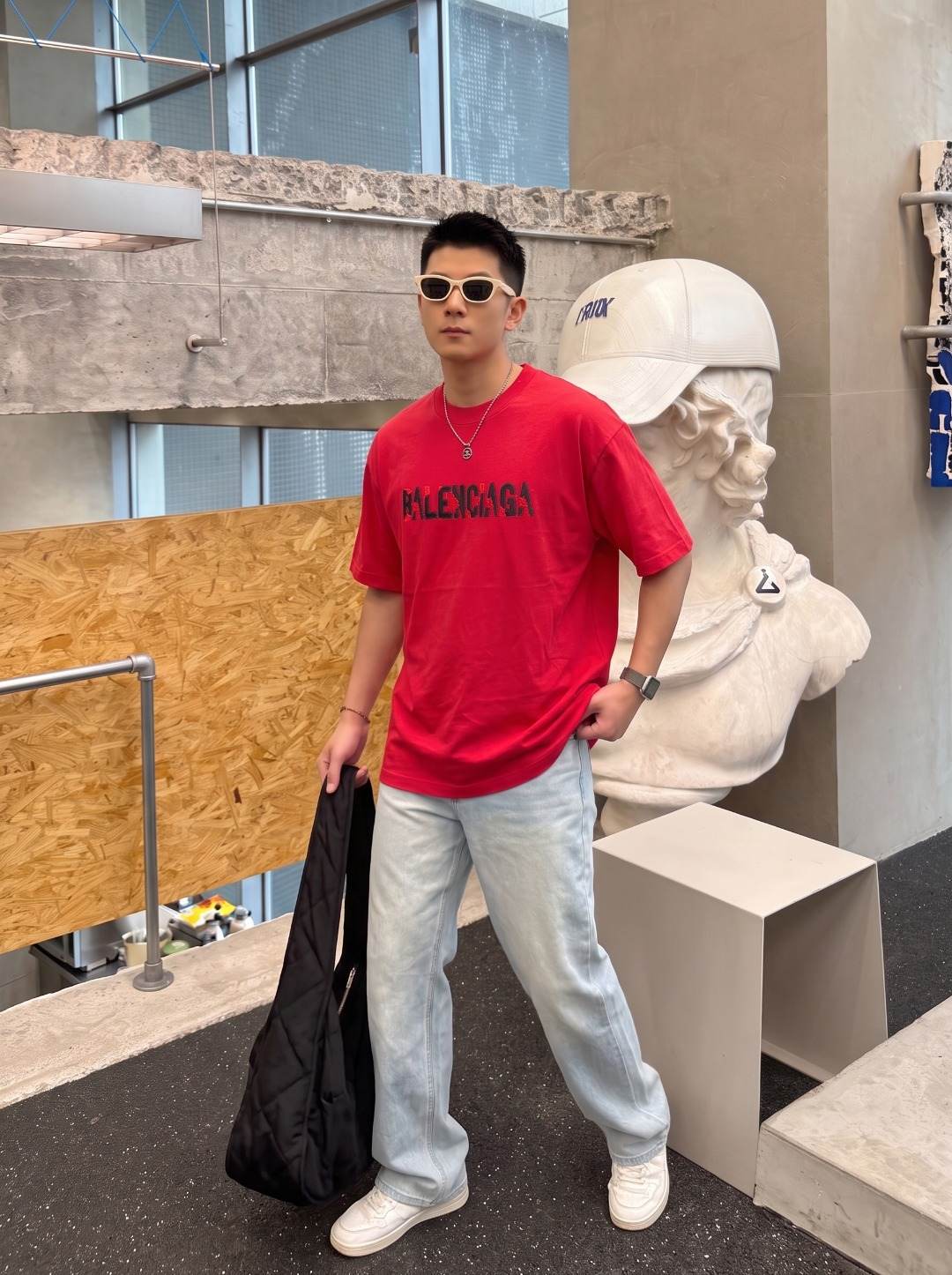 Balenciaga Embroidered T-Shirt