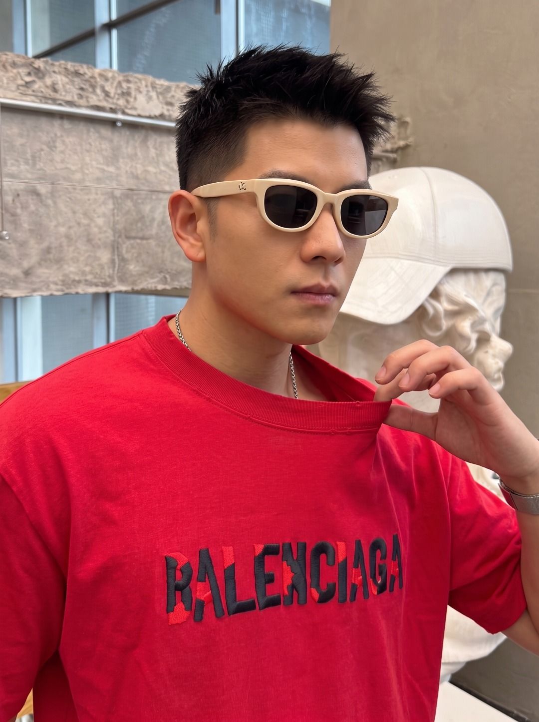 Balenciaga Embroidered T-Shirt