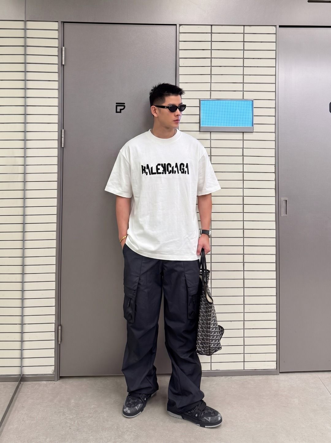 Balenciaga Embroidered T-Shirt