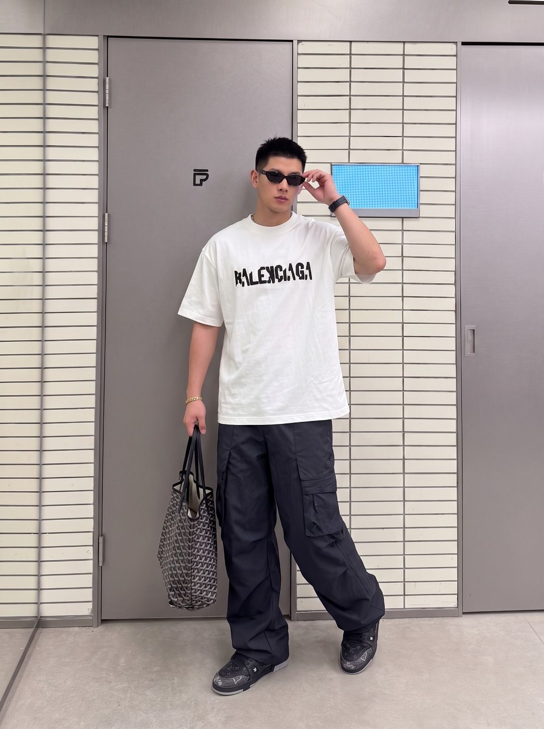 Balenciaga Embroidered T-Shirt
