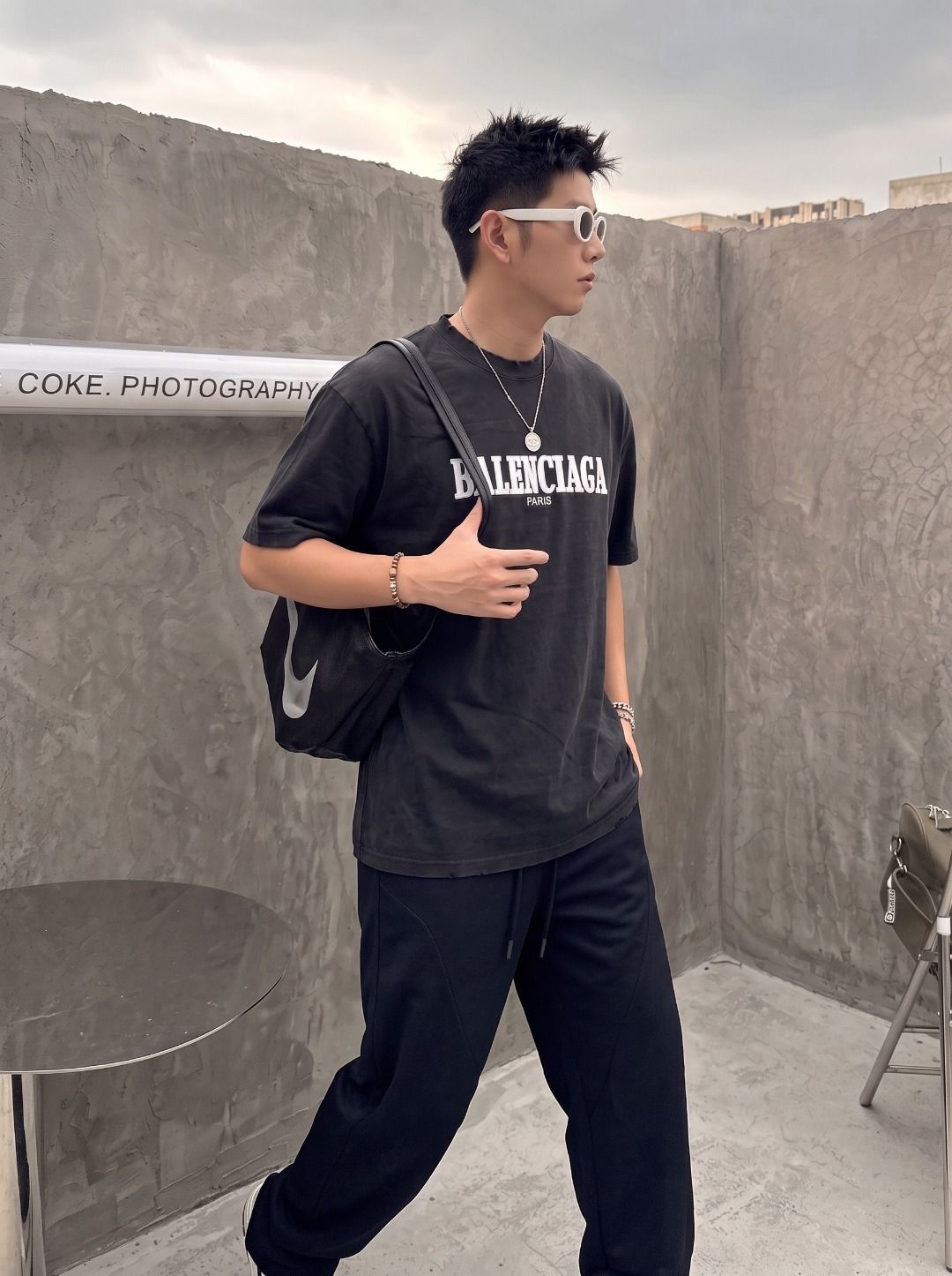 Balenciaga Embroidered T-Shirt