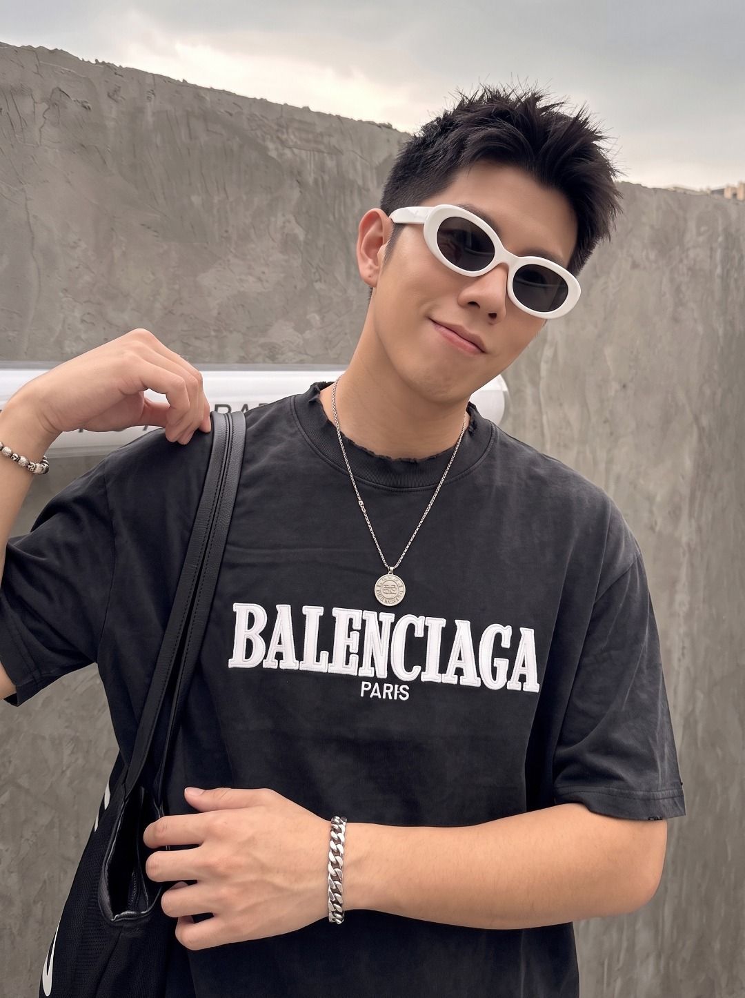 Balenciaga Embroidered T-Shirt