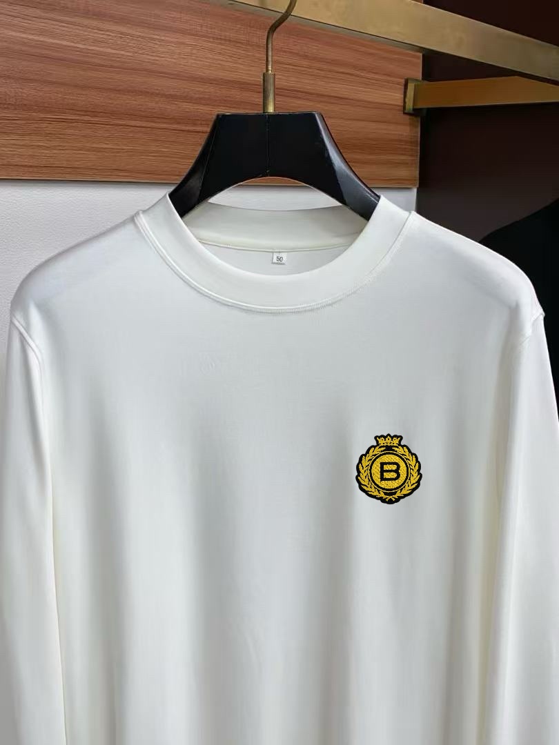 Balenciaga Logo Long-Sleeve Top