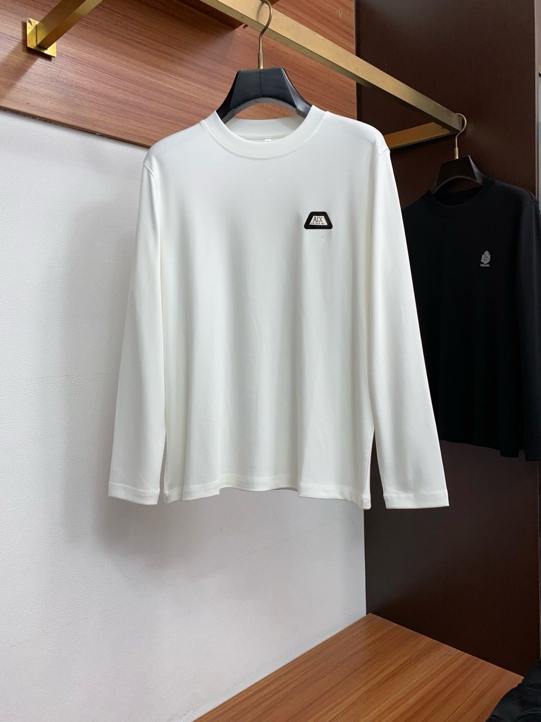 Armani Logo Long-Sleeve Top