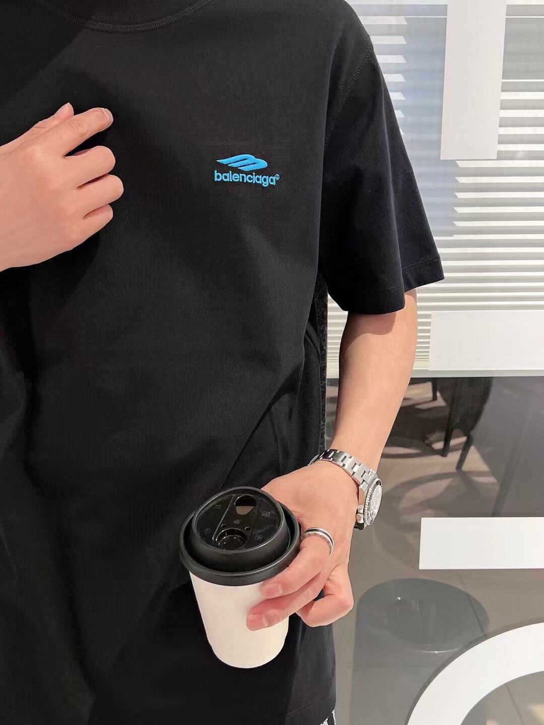 Balenciaga Embroidered T-Shirt