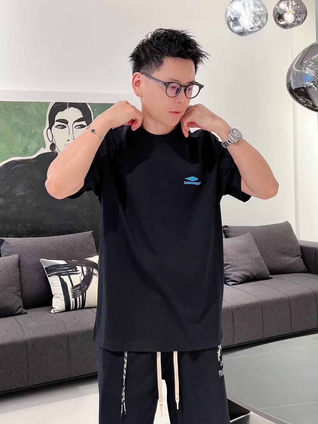 Balenciaga Embroidered T-Shirt