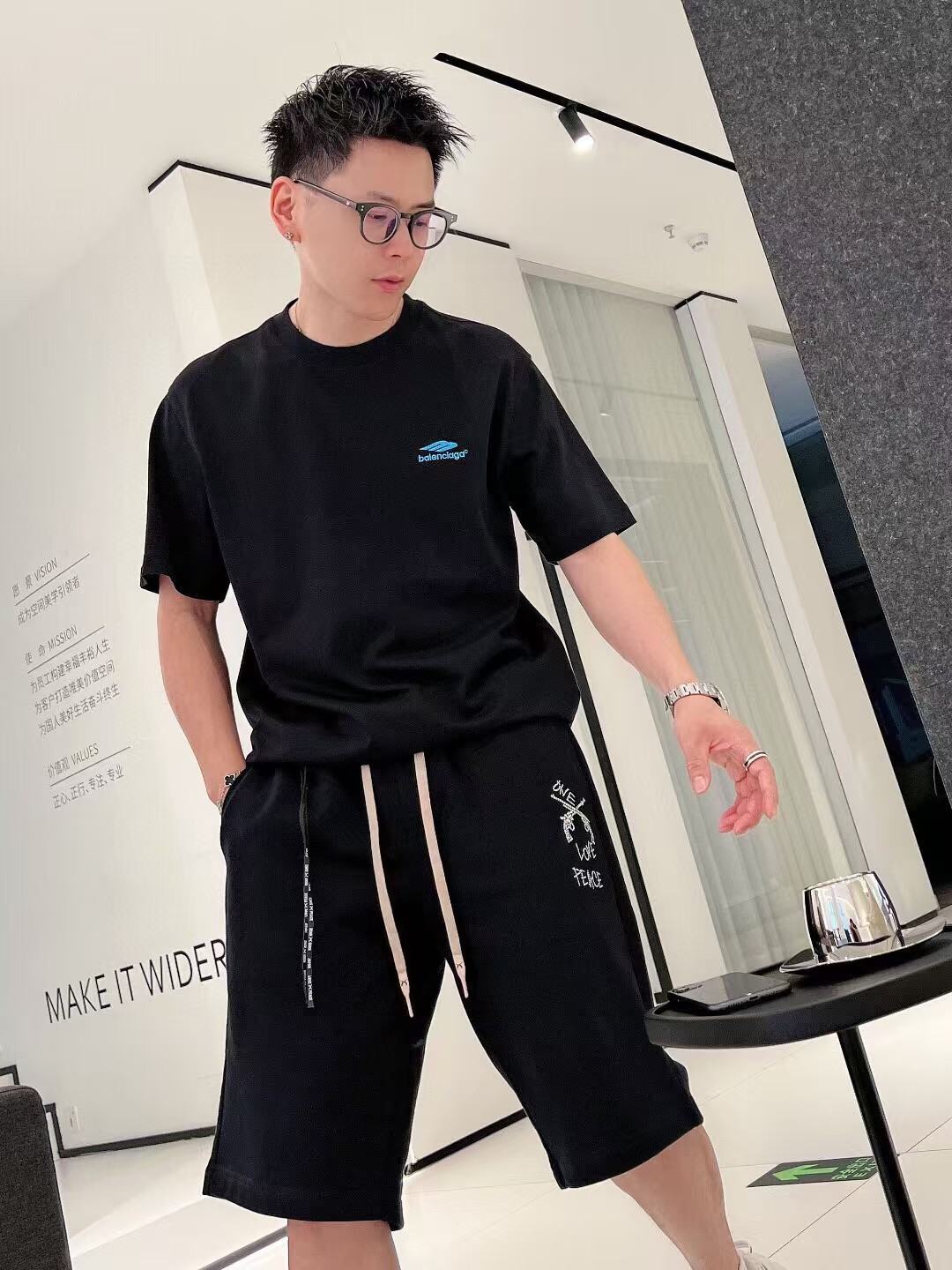 Balenciaga Embroidered T-Shirt