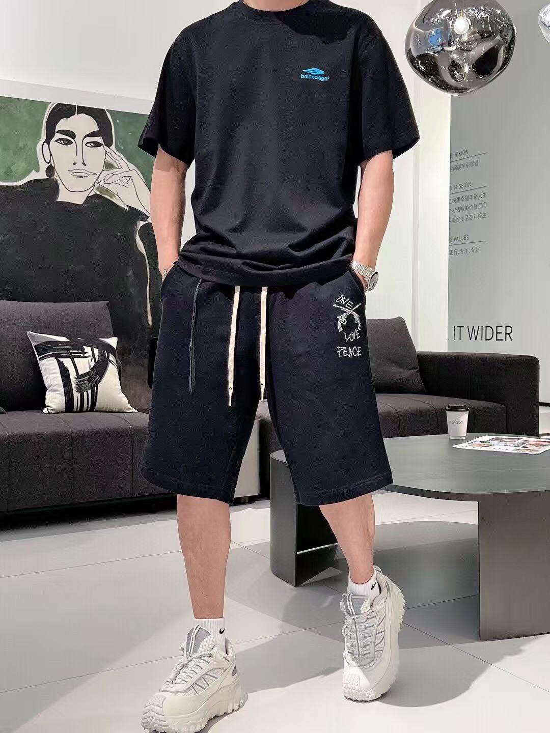Balenciaga Embroidered T-Shirt