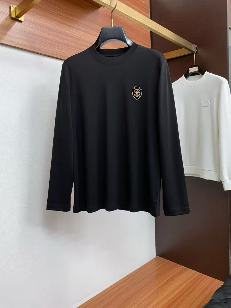 Brunello Cucinelli Logo Long-Sleeve Top