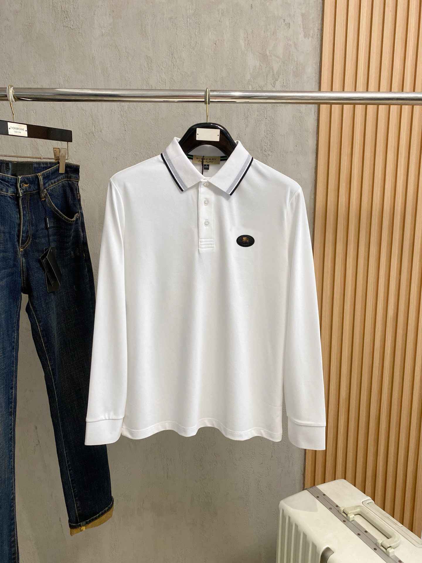 Burberry Logo Graphic Polo Shirt