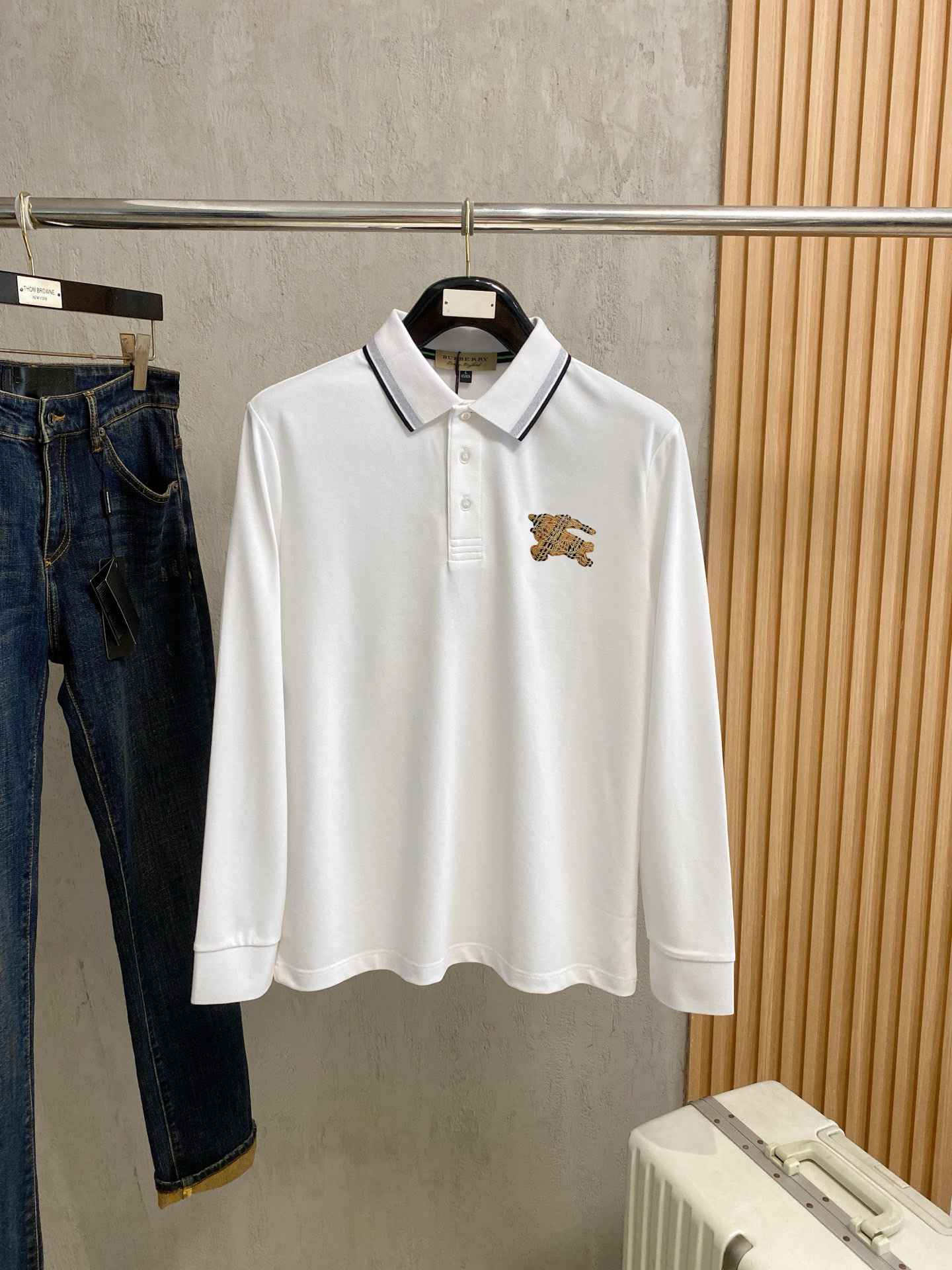 Burberry Logo Graphic Polo Shirt