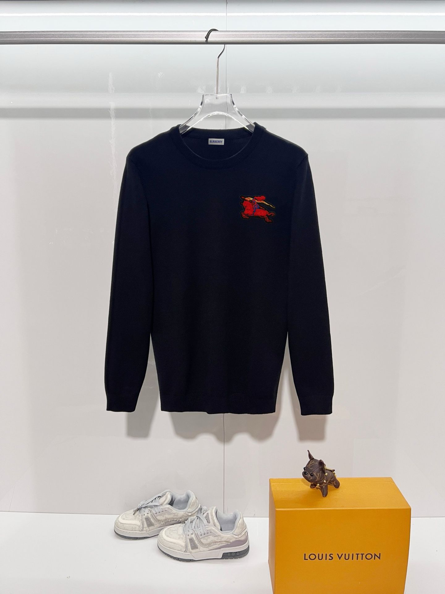 Burberry Logo Graphic Sweater