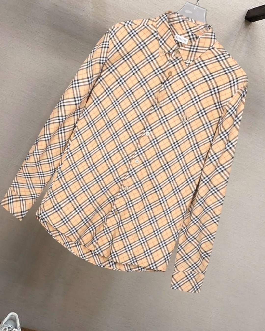 Burberry Embroidered Logo Shirt