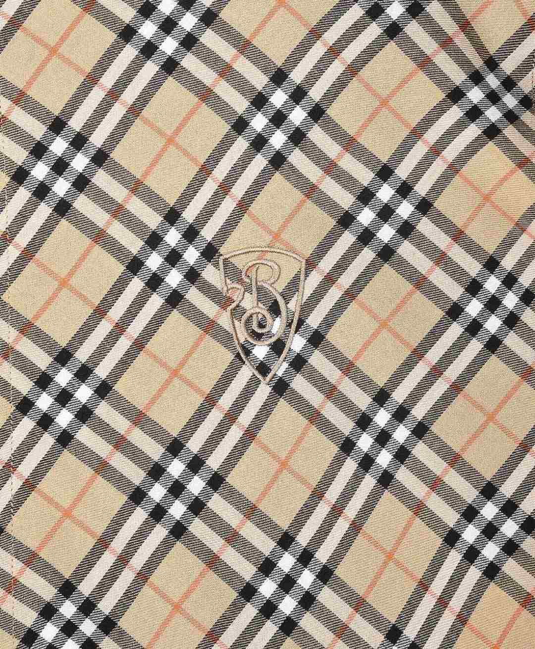 Burberry Embroidered Logo Shirt