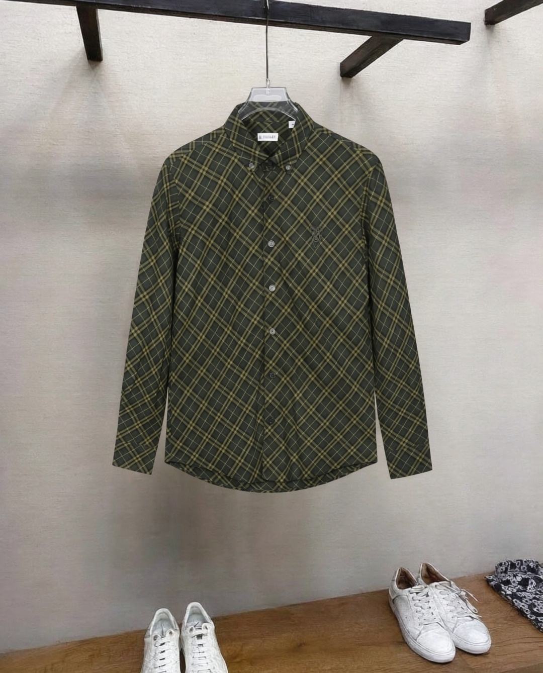 Burberry Embroidered Logo Shirt