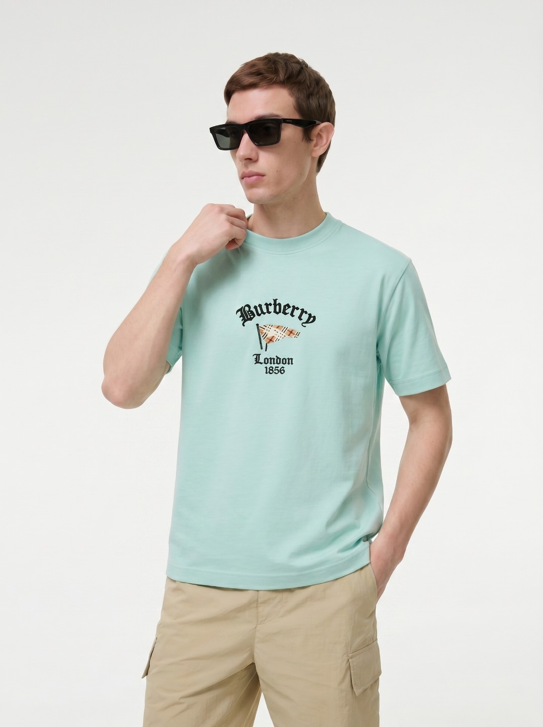 Burberry Embroidered T-Shirt