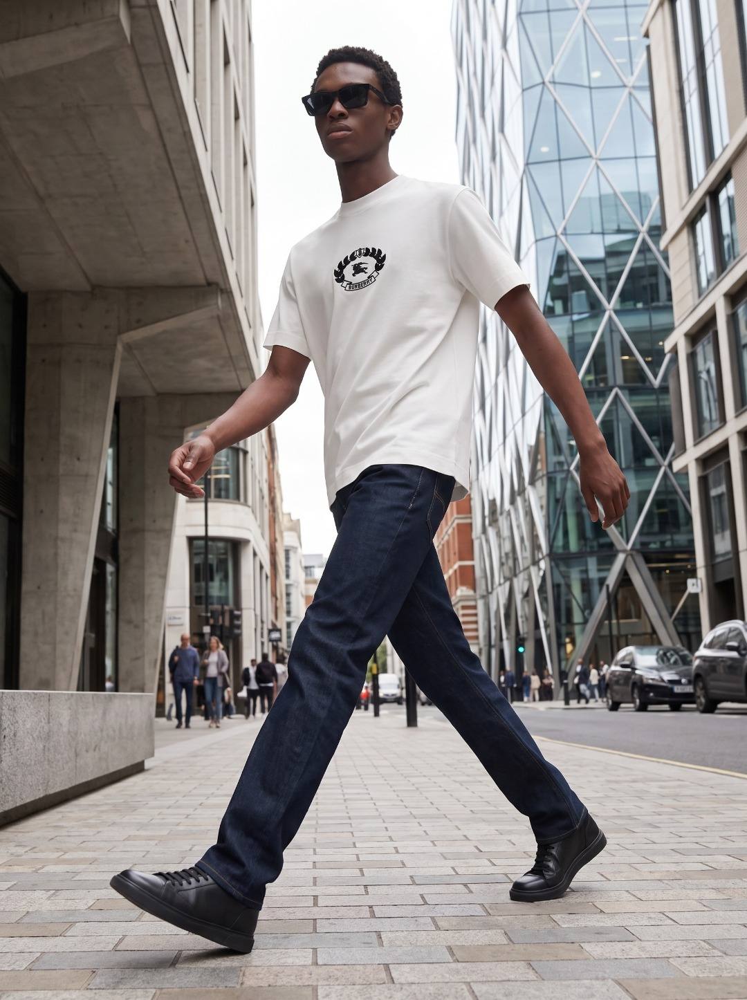 Burberry Embroidered T-Shirt