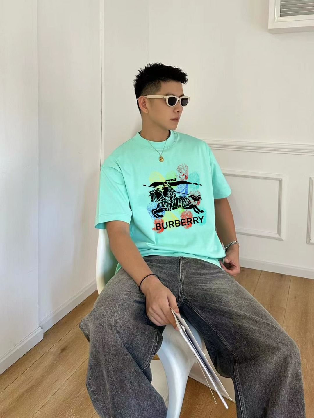 Burberry Logo Graphic T-Shirt