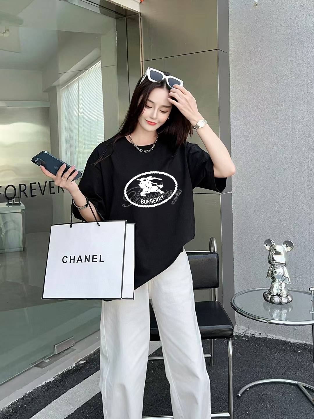 Burberry Logo Graphic T-Shirt