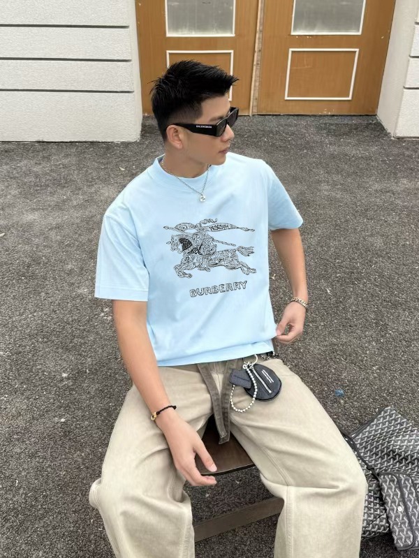 Burberry Embroidered T-Shirt