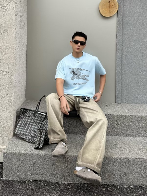 Burberry Embroidered T-Shirt