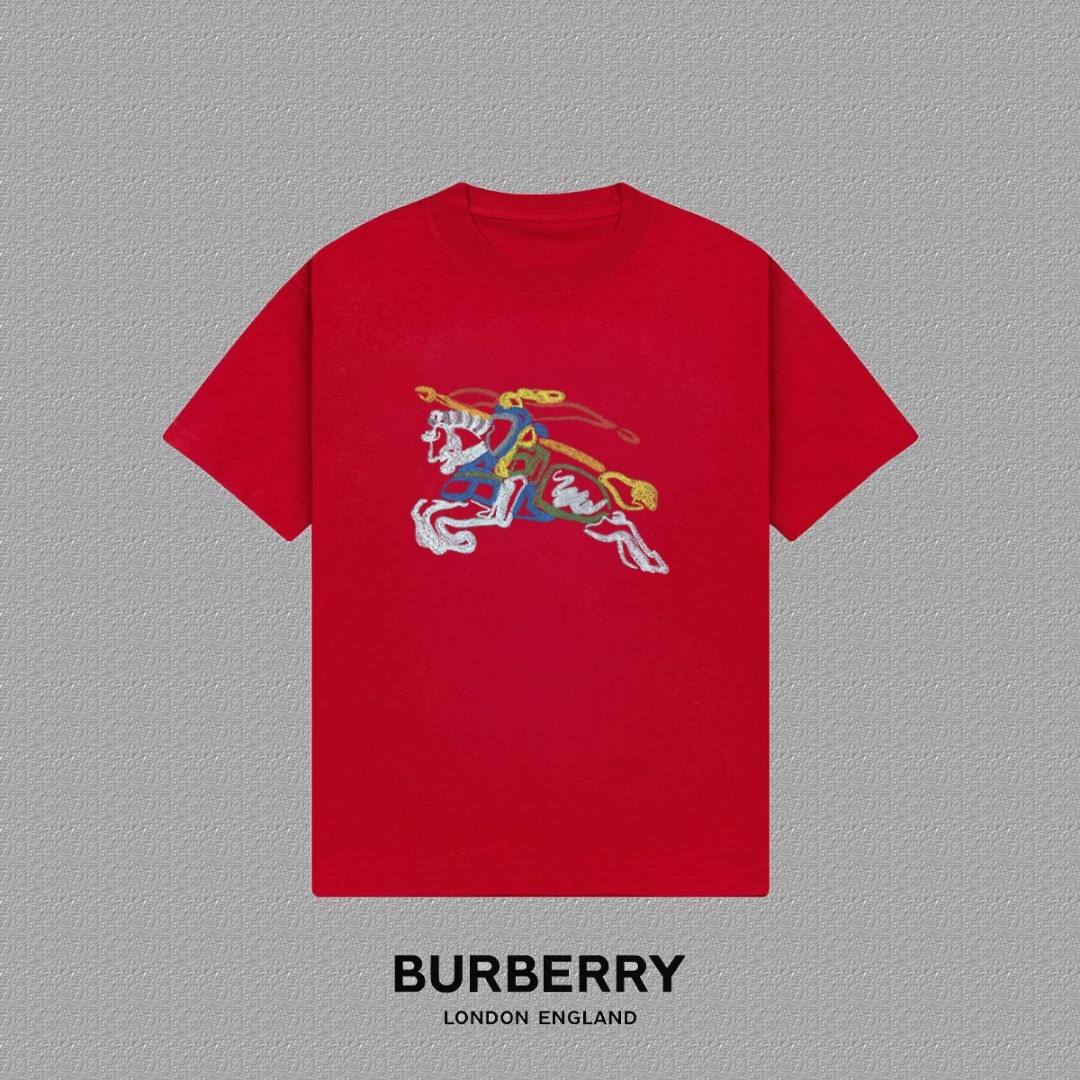 Burberry Embroidered Logo T-Shirt
