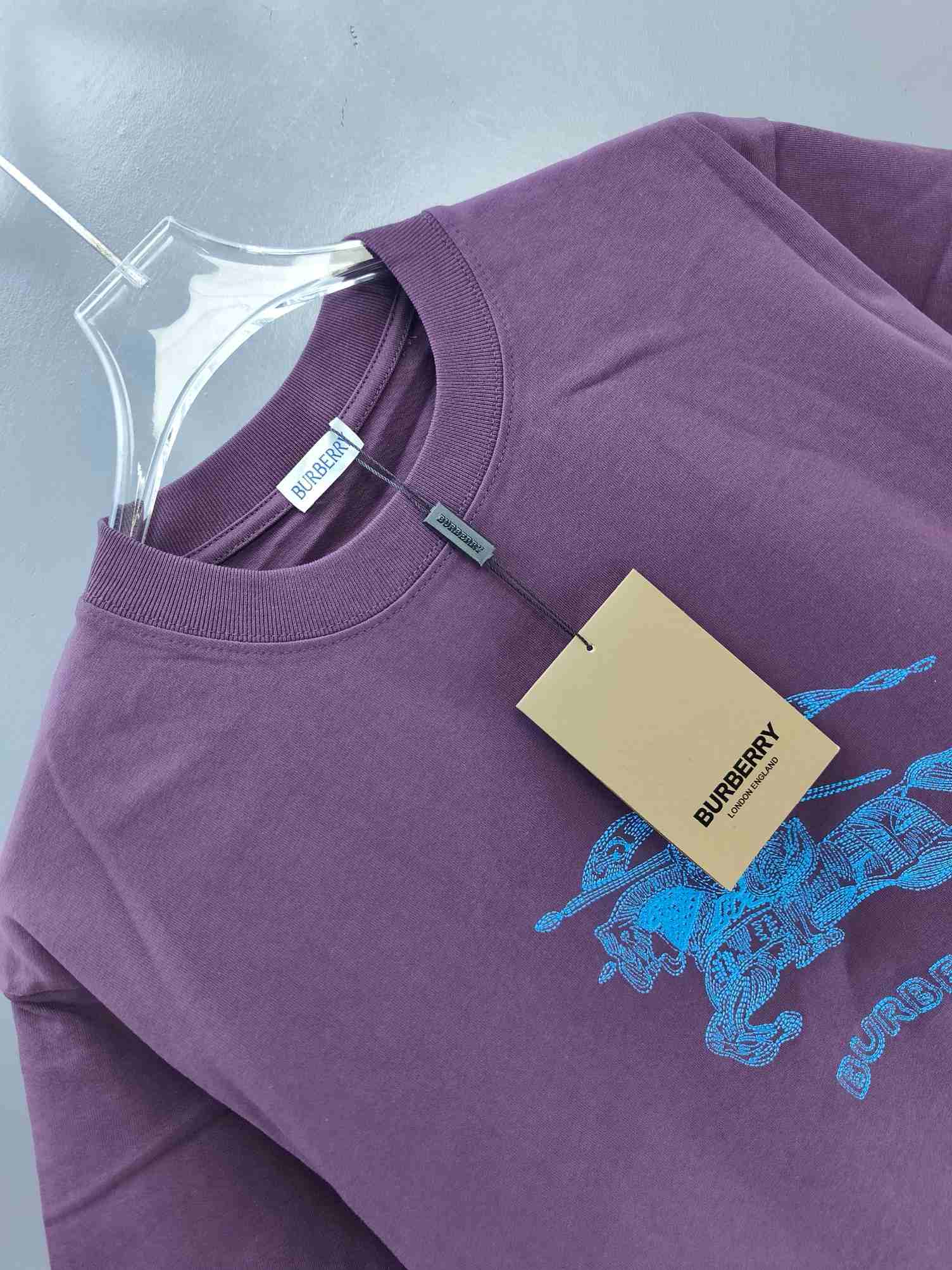 Burberry Embroidered Logo T-Shirt