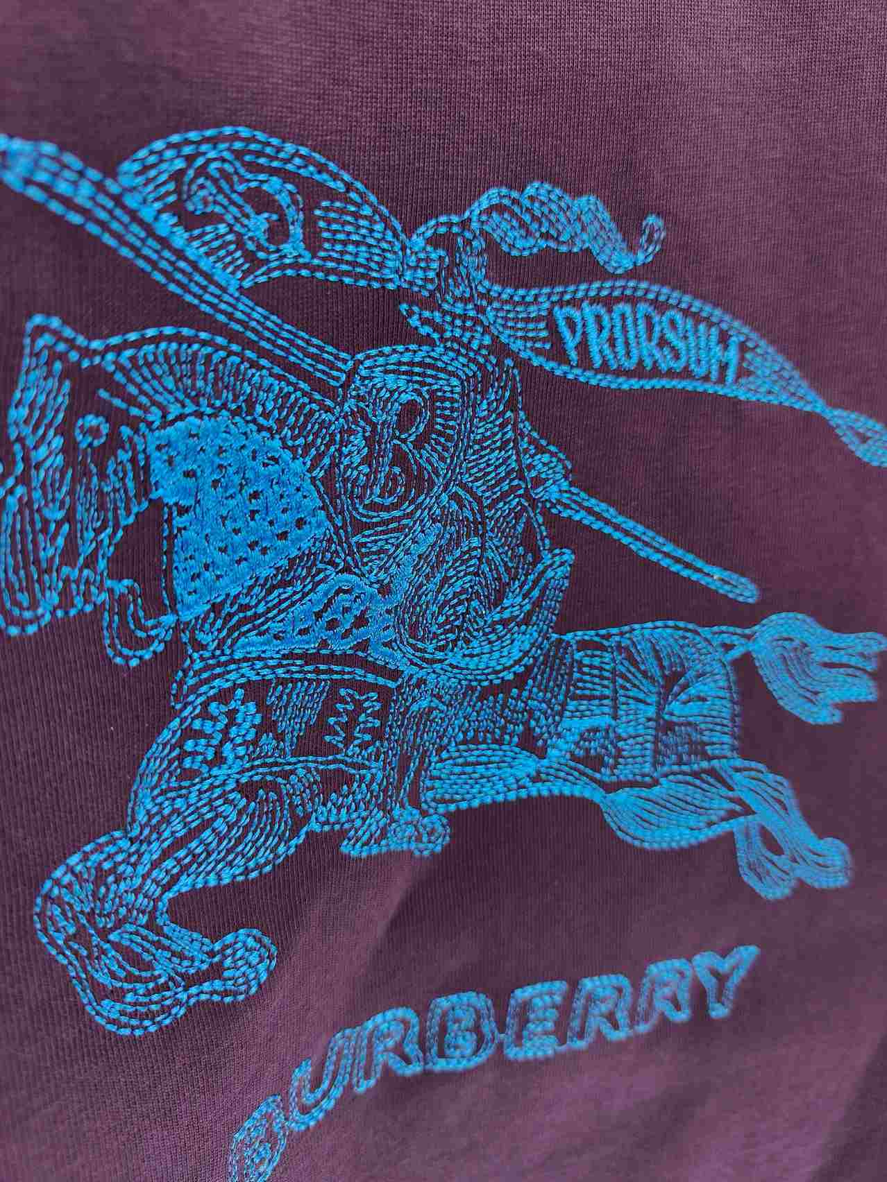 Burberry Embroidered Logo T-Shirt