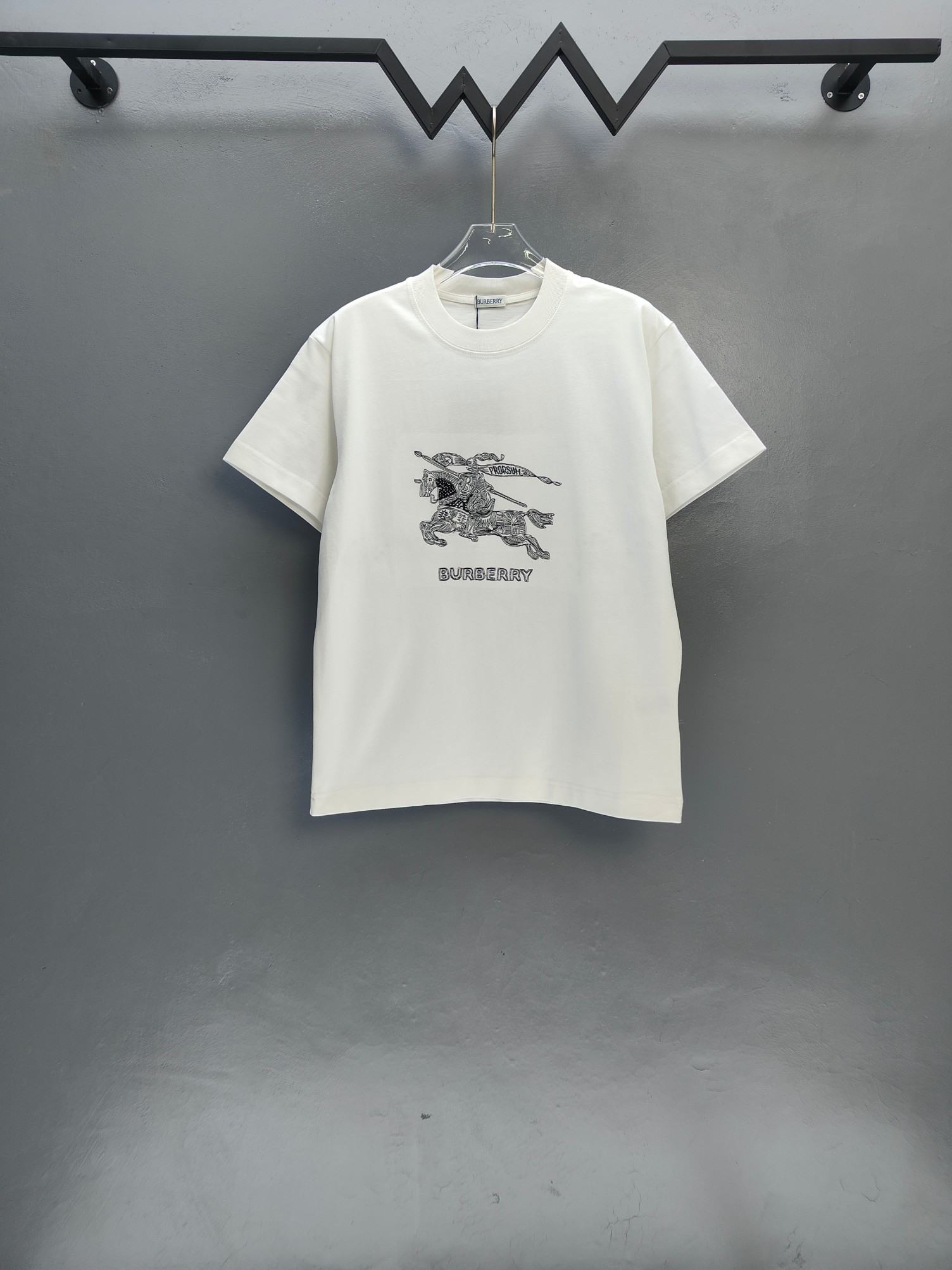 Burberry Embroidered Logo T-Shirt
