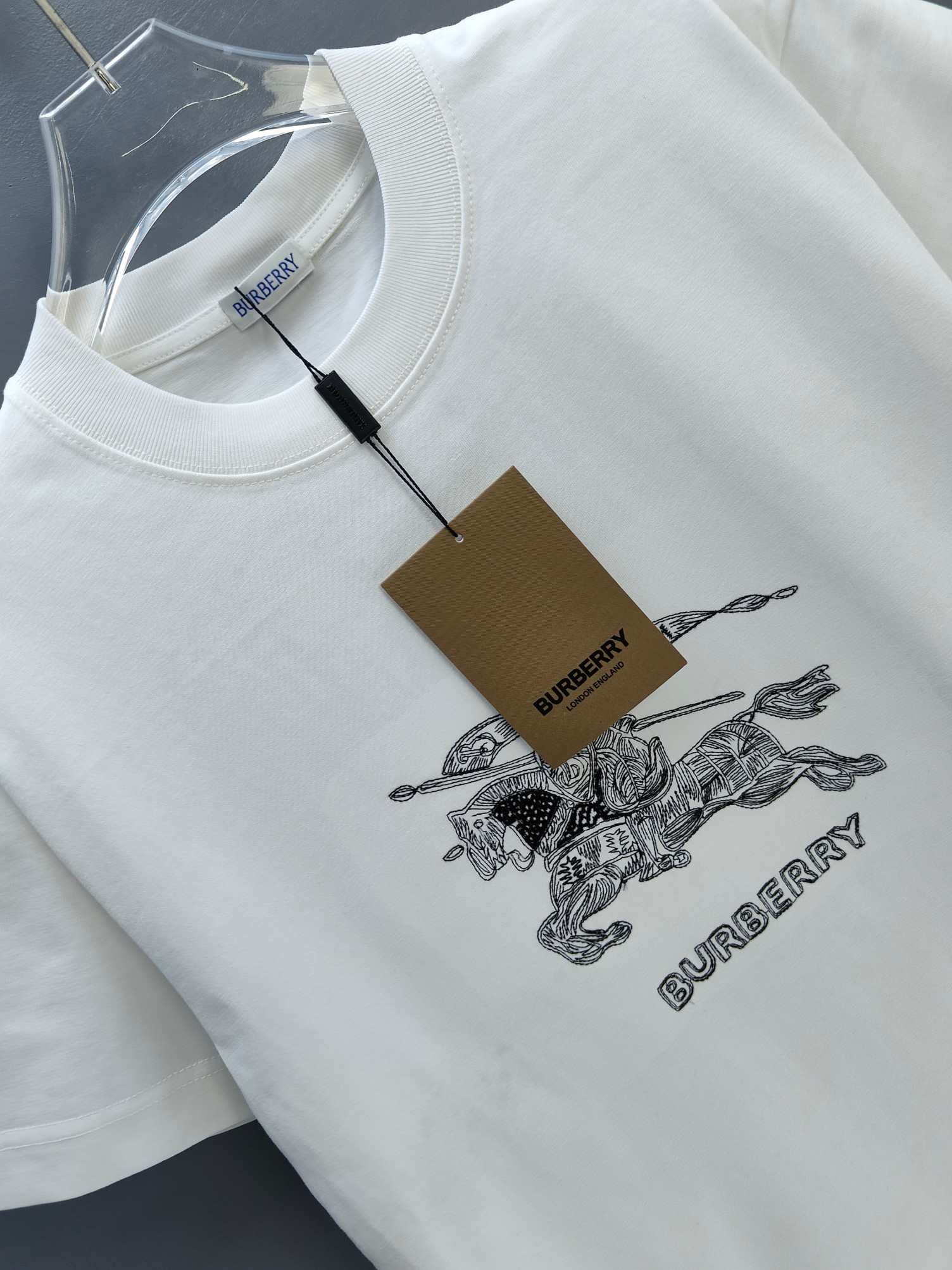Burberry Embroidered Logo T-Shirt