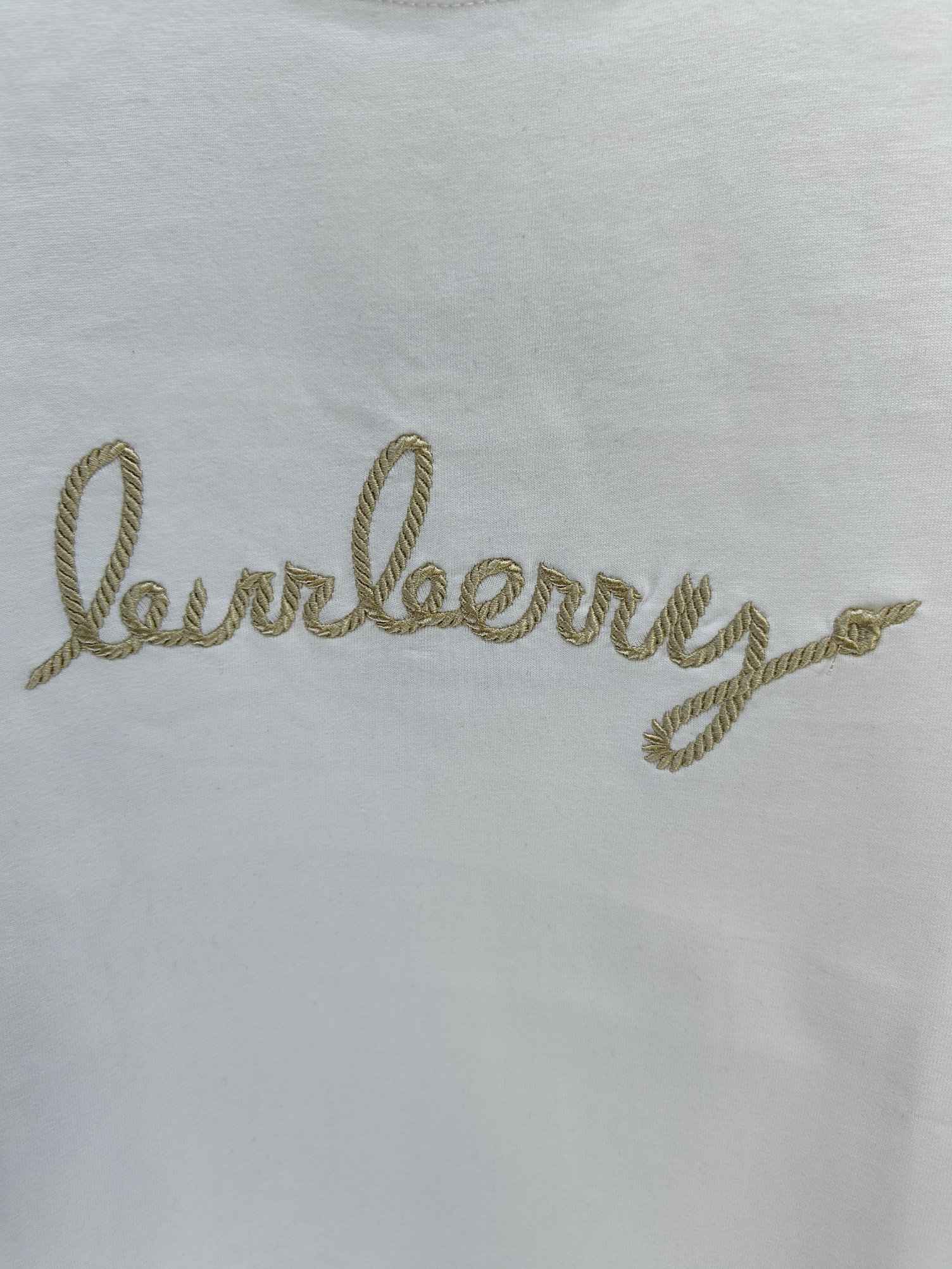 Burberry Embroidered Logo T-Shirt