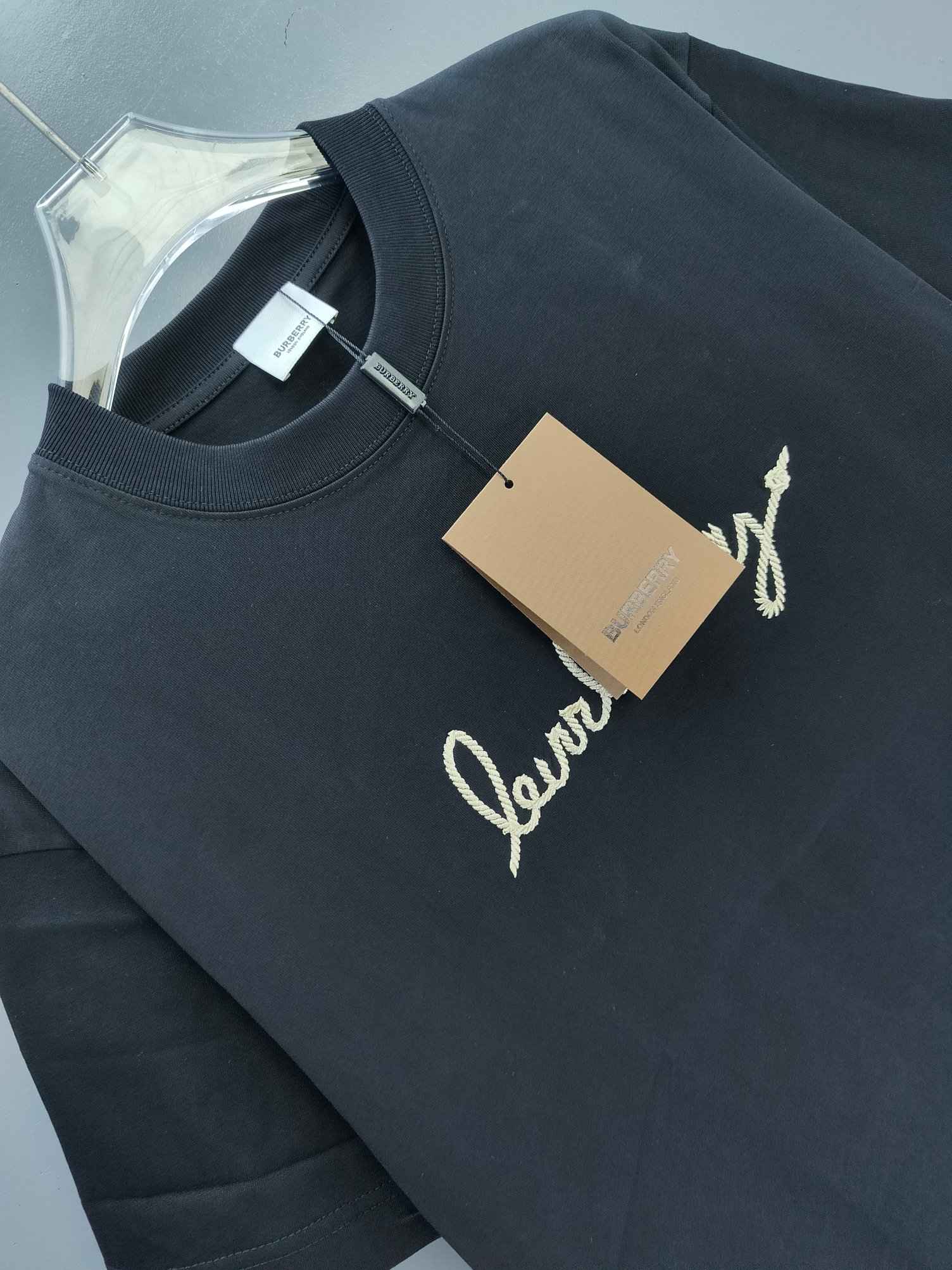 Burberry Embroidered Logo T-Shirt