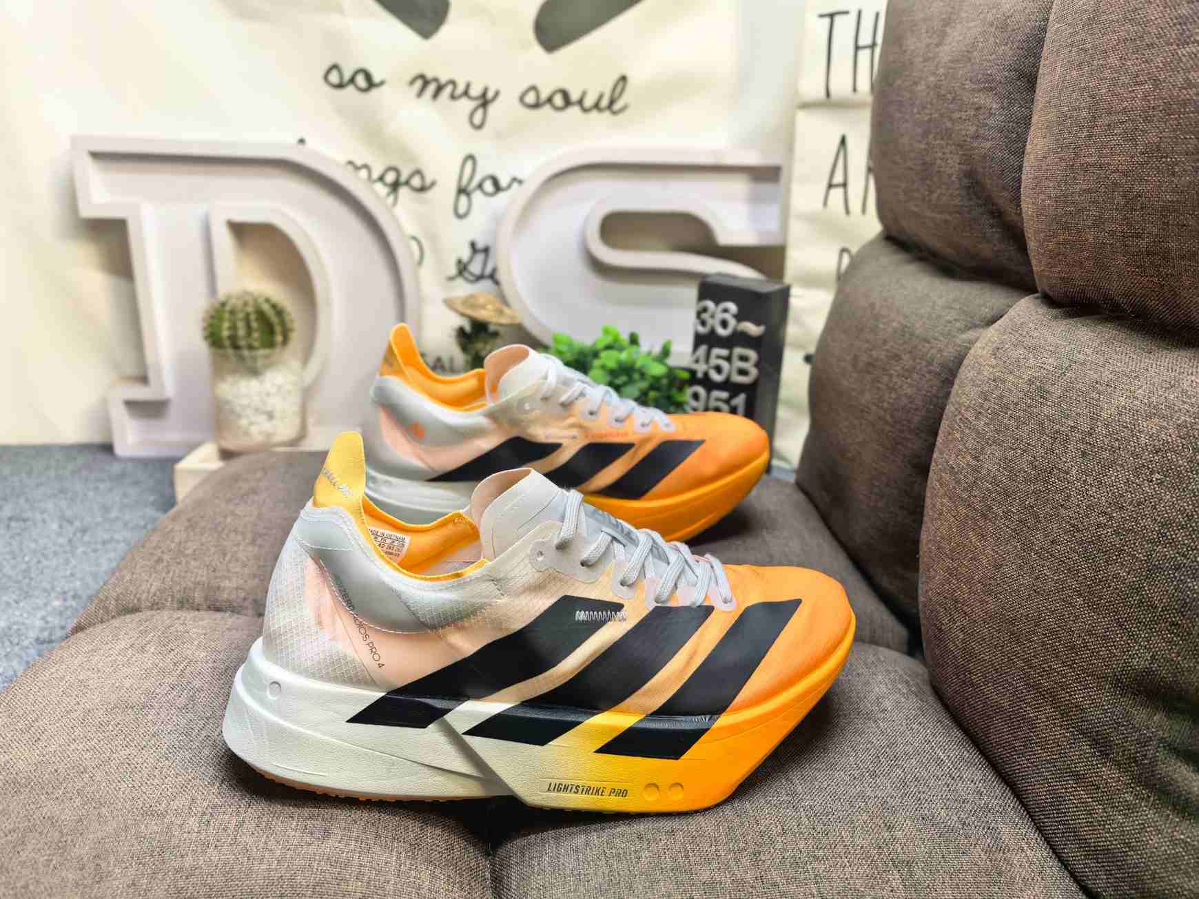 adidas ADIZERO ADIOS PRO 4 RUNNING SHOES- KI4780