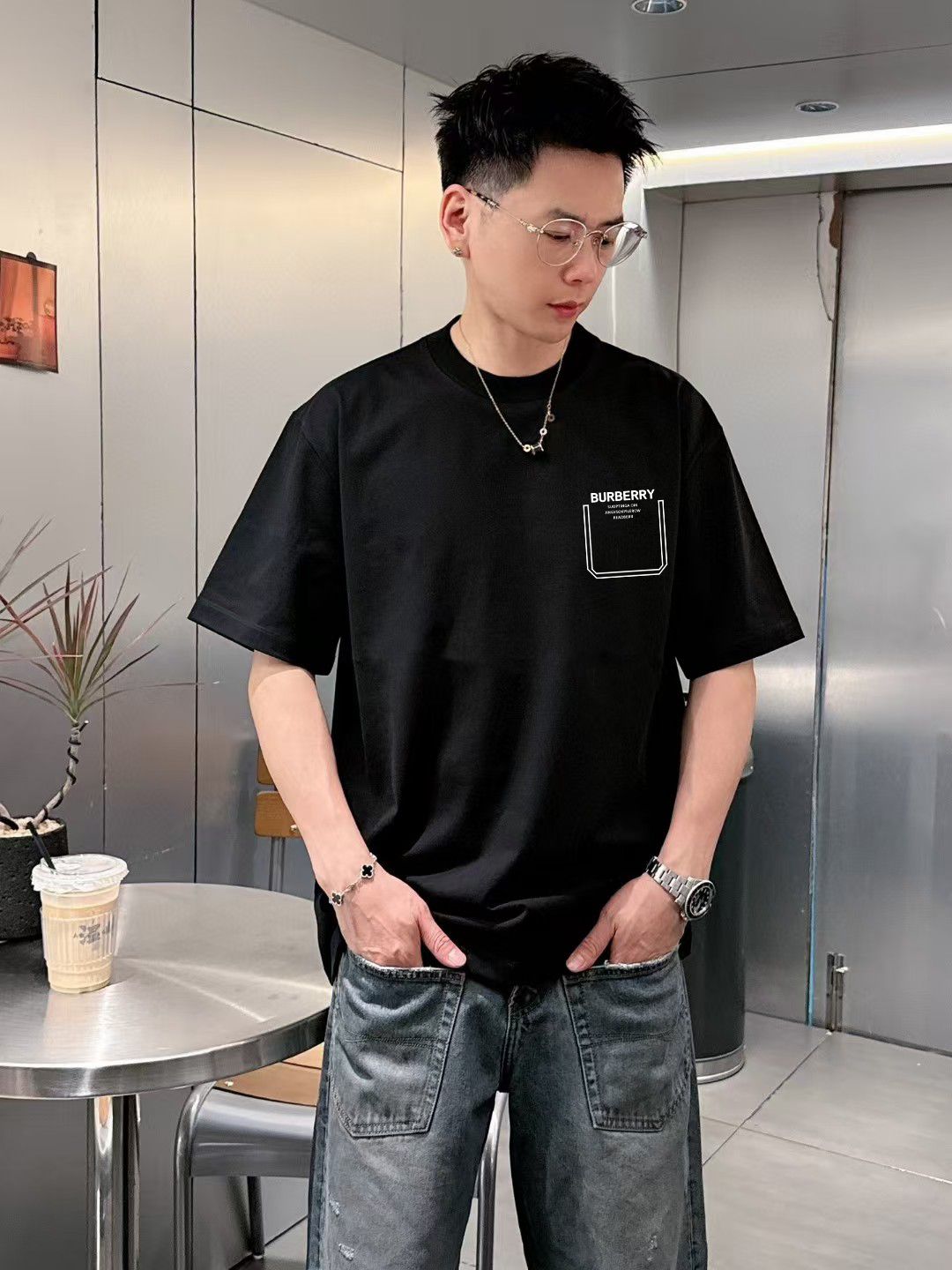 Burberry Logo Graphic T-Shirt