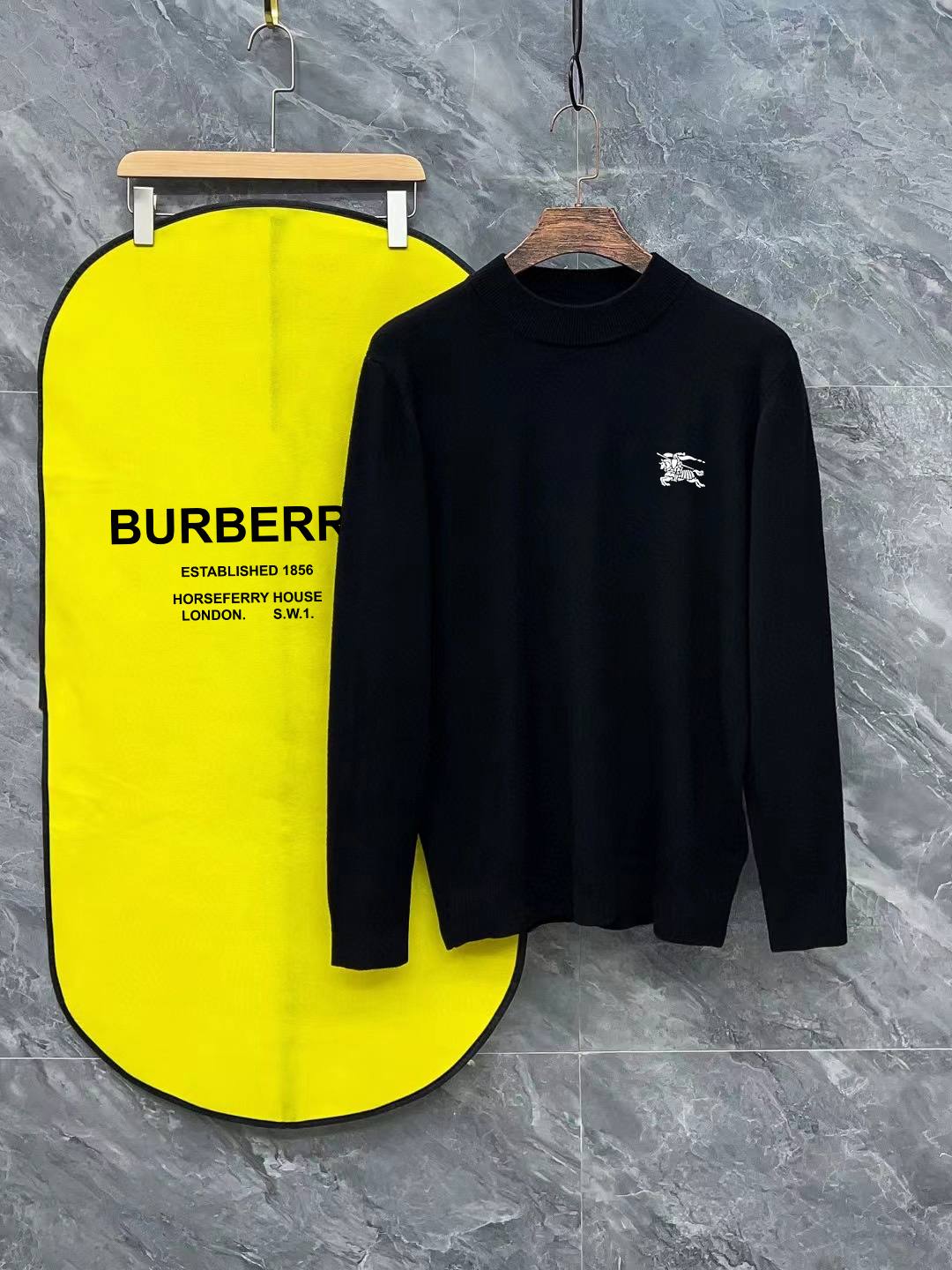 Burberry Logo Wool Sweater