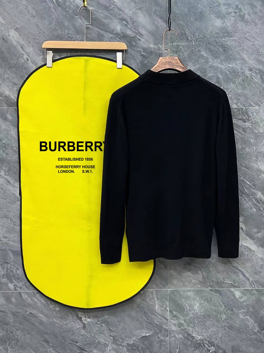 Burberry Logo Wool Sweater